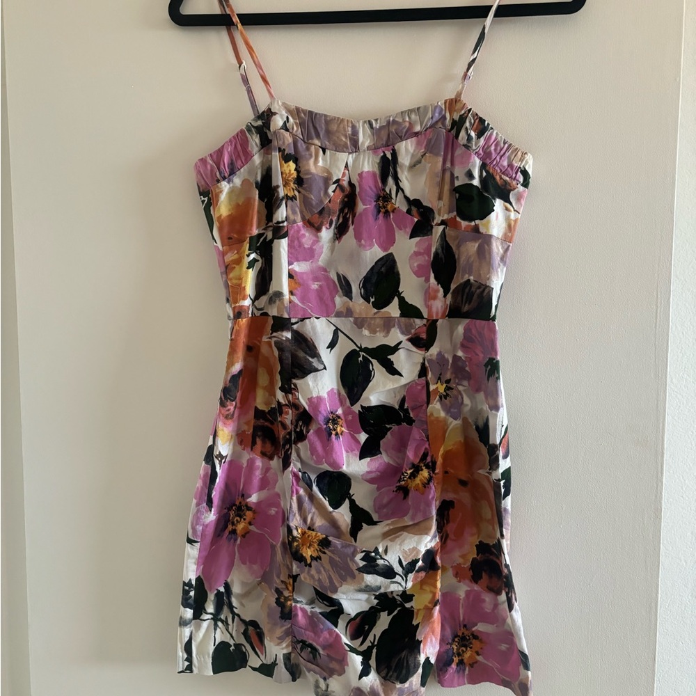 Alyn Paige Vintage floral mini dress